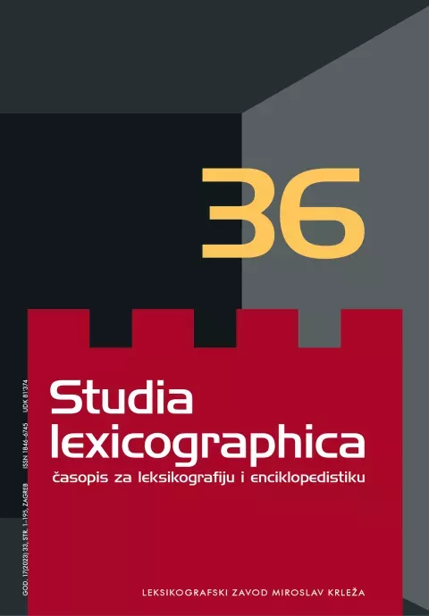 Studia lexicographica cover